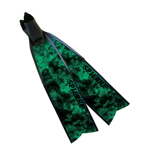NEW Fiber Composite Green Reef Fin Blades (Power Range) - Spierre