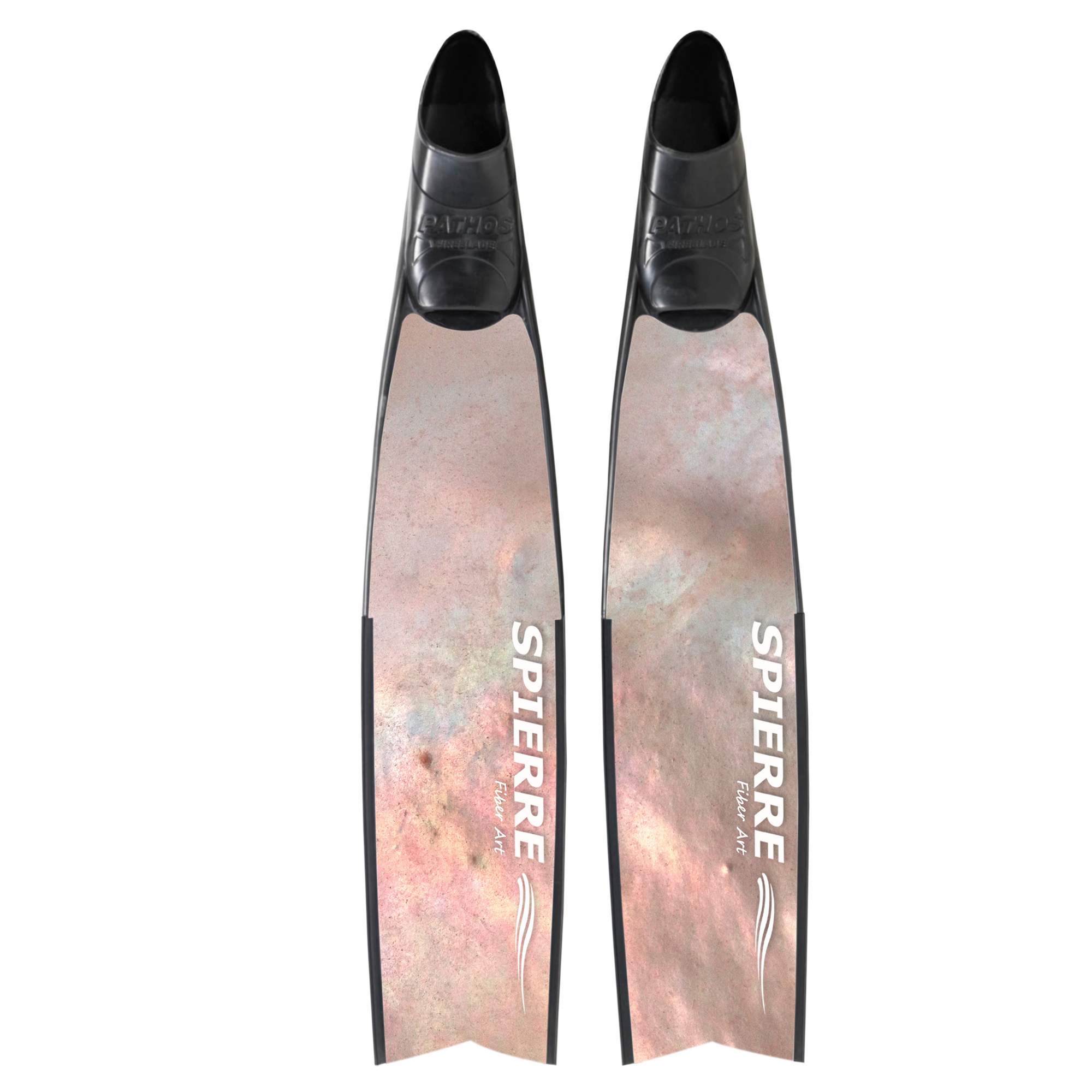 Fiber Art Mother of Pearl Fin Blades (Apnea Range)