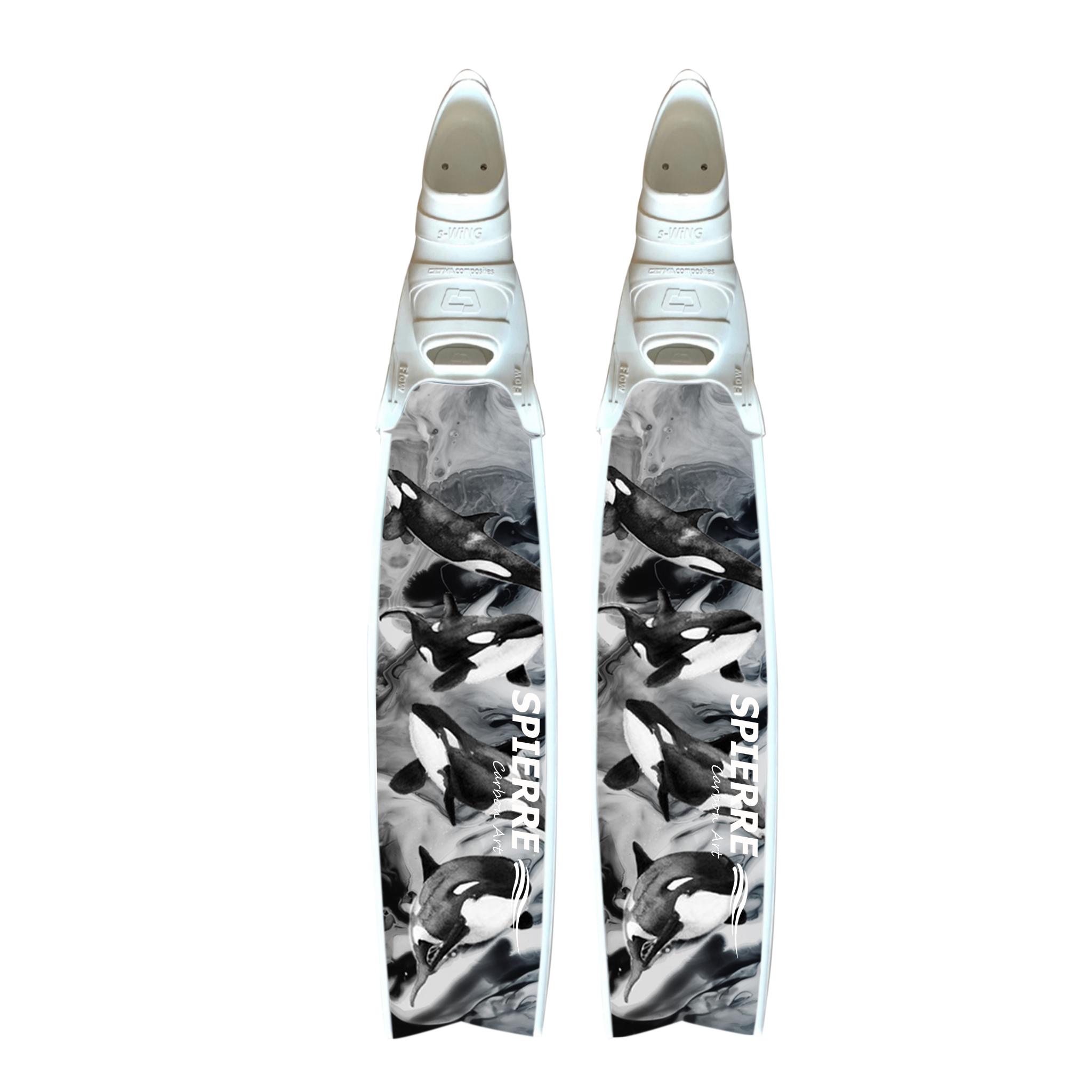 Carbon Art Orca Fin Blades - Apnea Range (Set/Pair) - Spierre