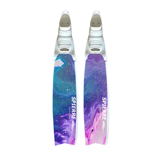 Carbon Art Purple Moon Fin Blades  - Apnea Range (Set/Pair)