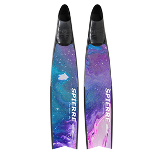 Carbon Art Purple Moon Fin Blades  - Apnea Range (Set/Pair)