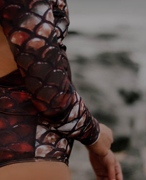 Spierre Rose Bronze Design Ocean Suit Arm
