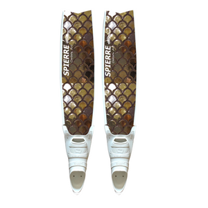 Carbon Art Bronze Scale Fin Blades - Apnea Range (Set/Pair)