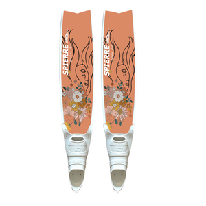 Carbon Art Floral Wander Fin Blades  - Apnea Range (Set/Pair)