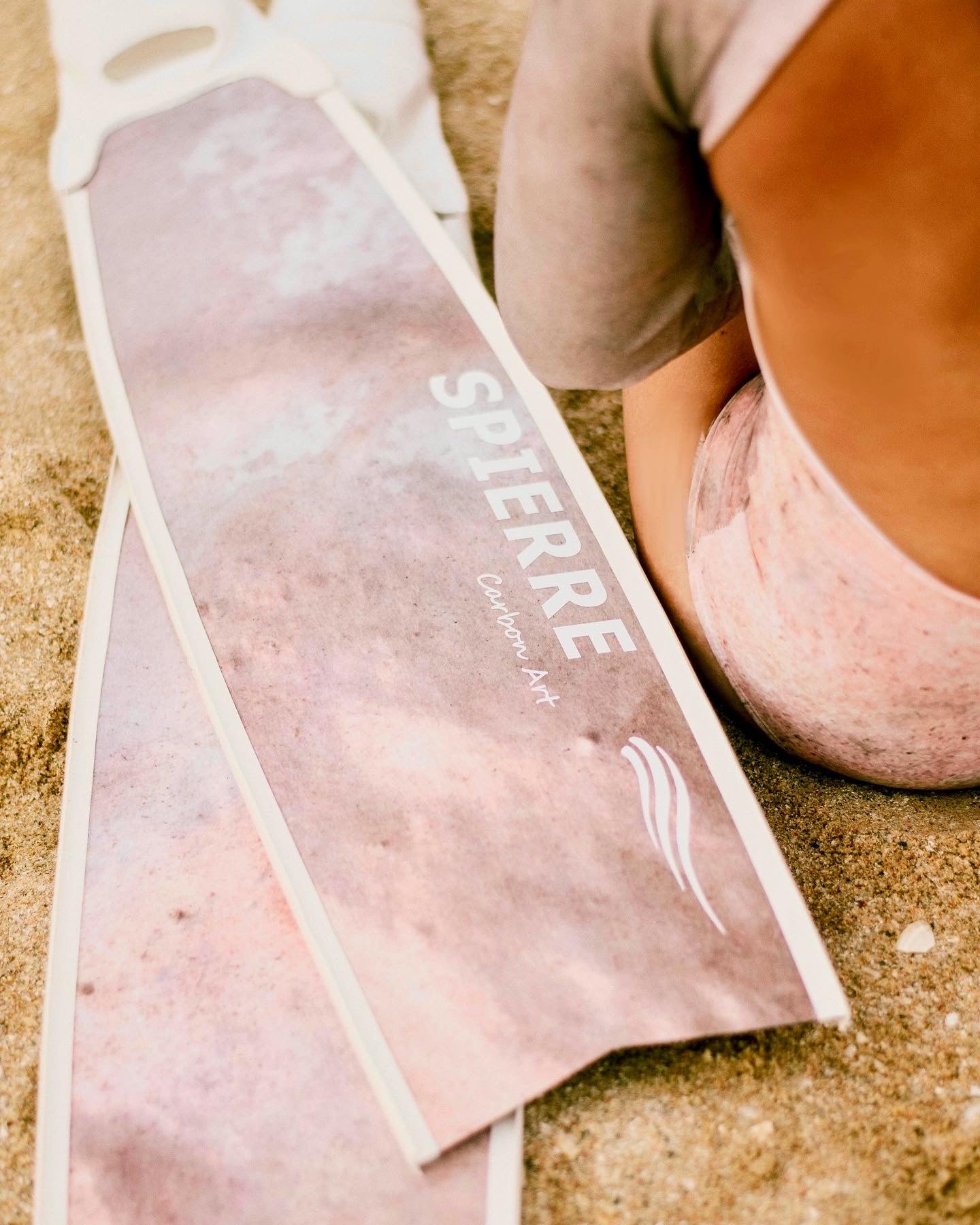 Carbon Art Mother of Pearl Fin Blades  - Apnea Range (Set/Pair)