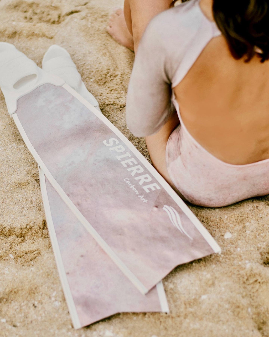 Carbon Art Mother of Pearl Fin Blades  - Apnea Range (Set/Pair)